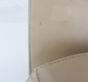 CHRISTIAN LOUBOUTIN Marquise nude leather spike clutch