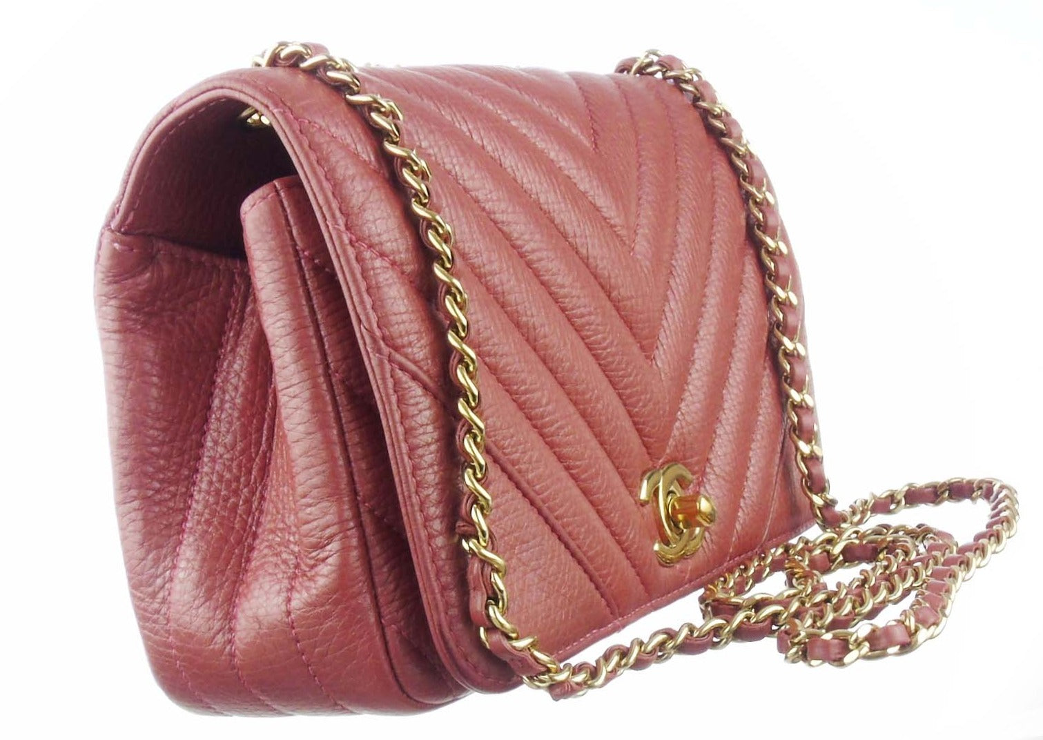 pink chanel mini rectangular flap