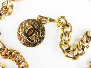 CHANEL vintage CC medallion chain belt 1982 – Loubi, Lou & Coco