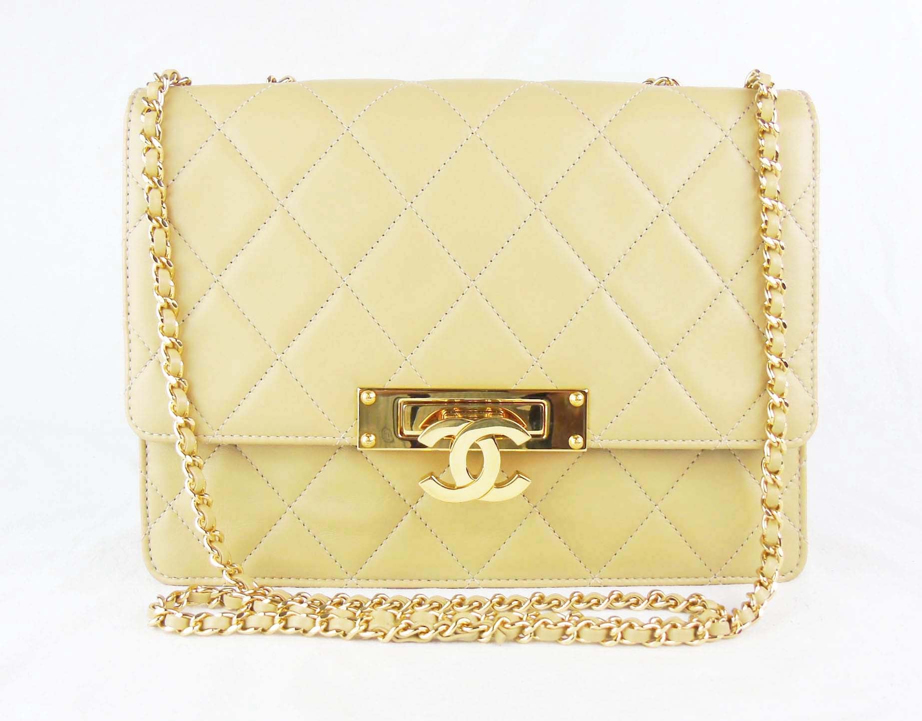Timeless Chanel Gold Classic Medium Python Leather lined Flap Bag Pink  Golden Metal ref.166773 - Joli Closet