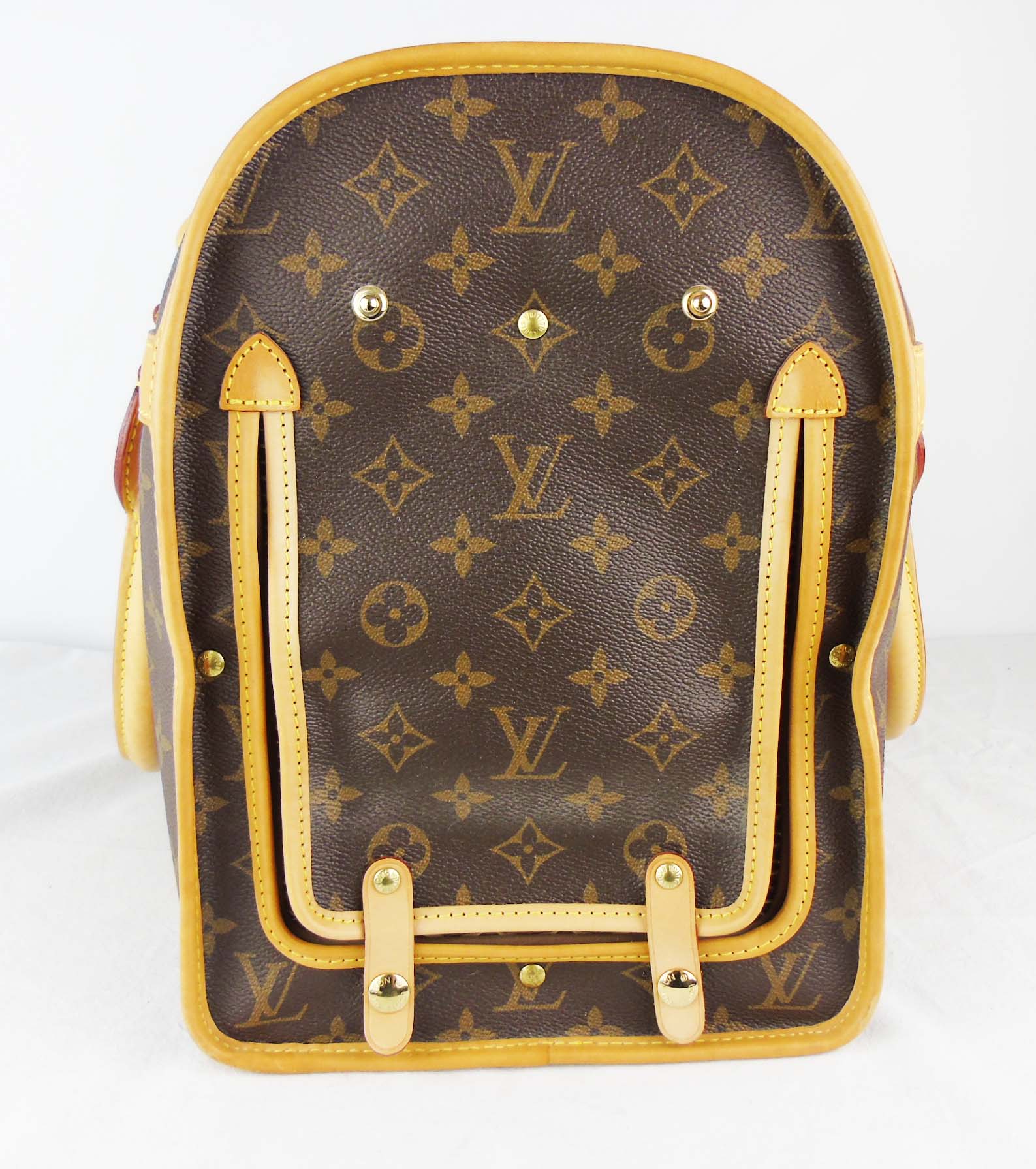 Louis Vuitton Monogram Sac Chien 40 Dog Carrier Pet Travel Bag Leather  ref.332906 - Joli Closet