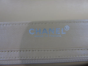 Chanel Small Vintage Mademoiselle Leather Cosmetic Case Blue