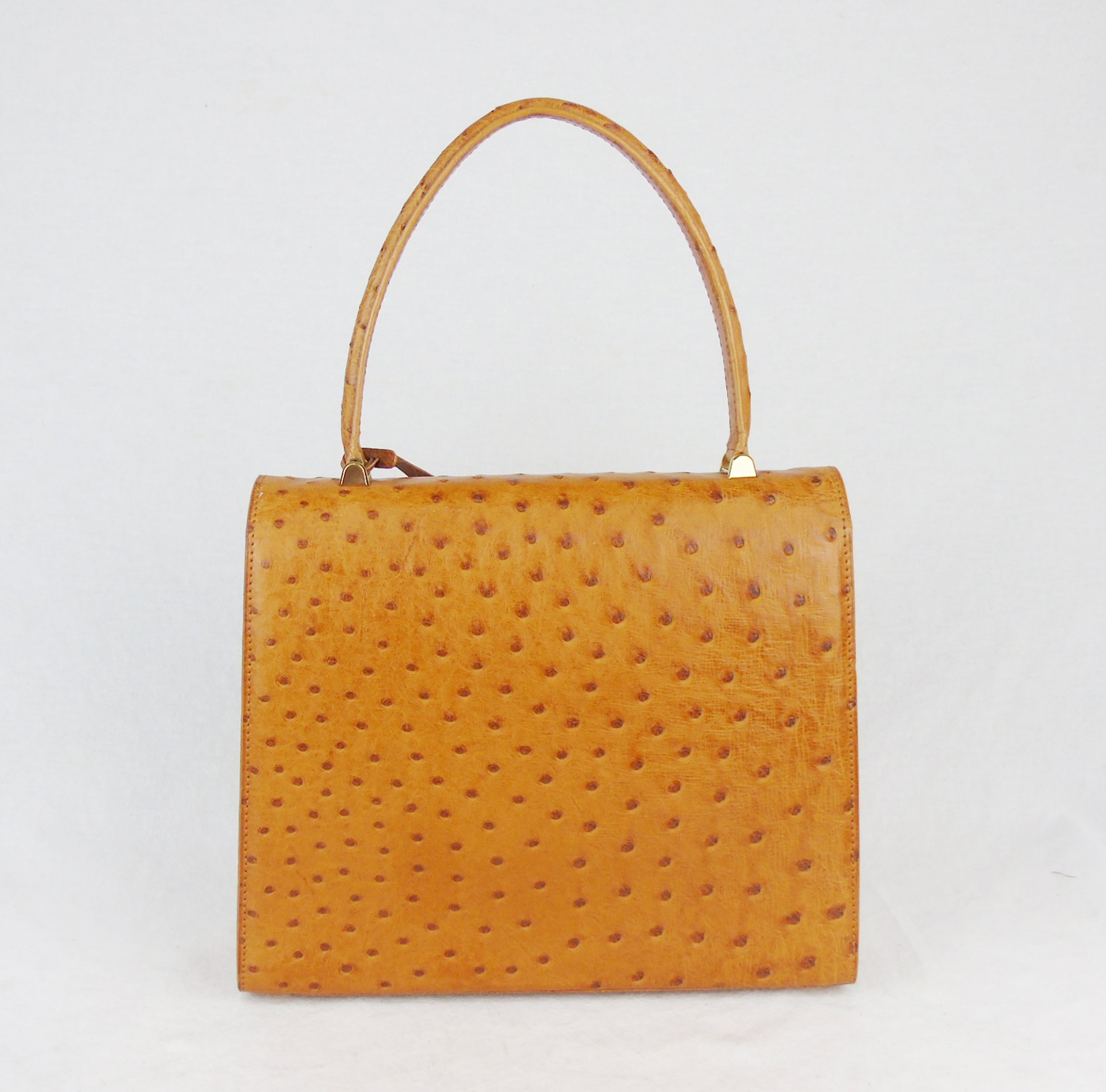 LOUIS VUITTON 'Malsherbes' Limited Edition handbag in tan ostrich