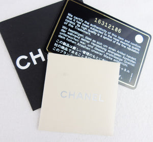 Chanel authenticity card