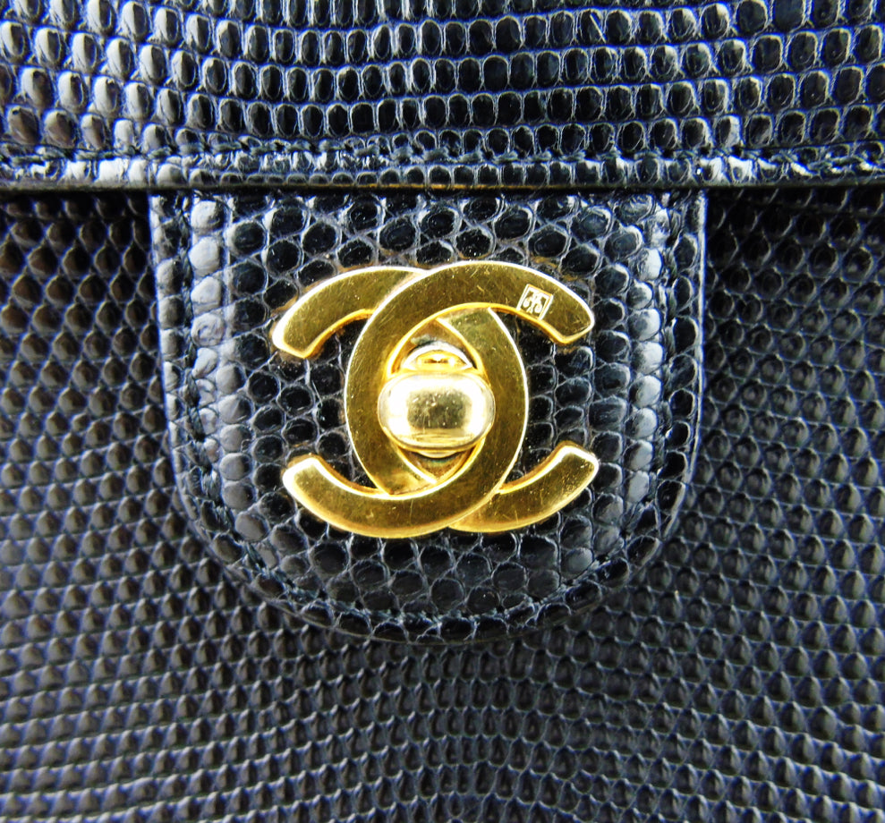 Chanel lizard hotsell bag