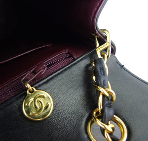 Chanel 1990s Diana Single Flap Bag with Gold Plated Hardware · INTO